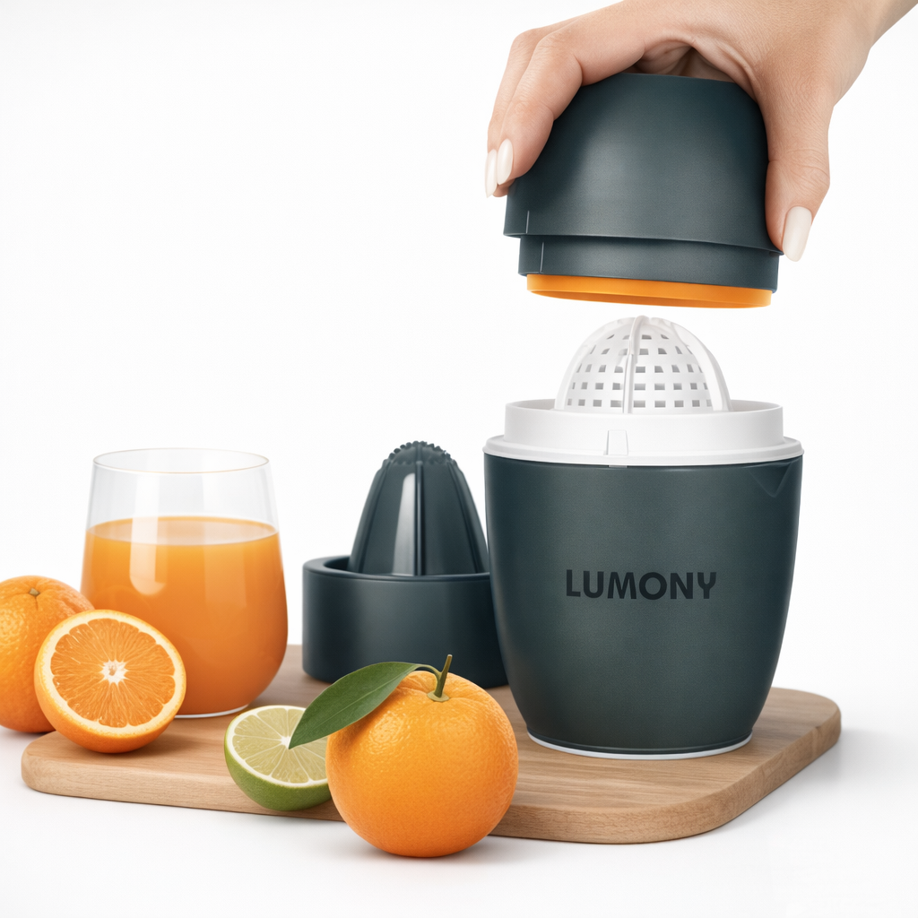 LUMONY Manual Juicer - Effortless Fresh Squeezed Orange & Lime Juice