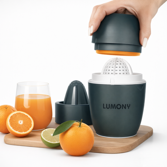 LUMONY Manual Juicer - Effortless Fresh Squeezed Orange & Lime Juice
