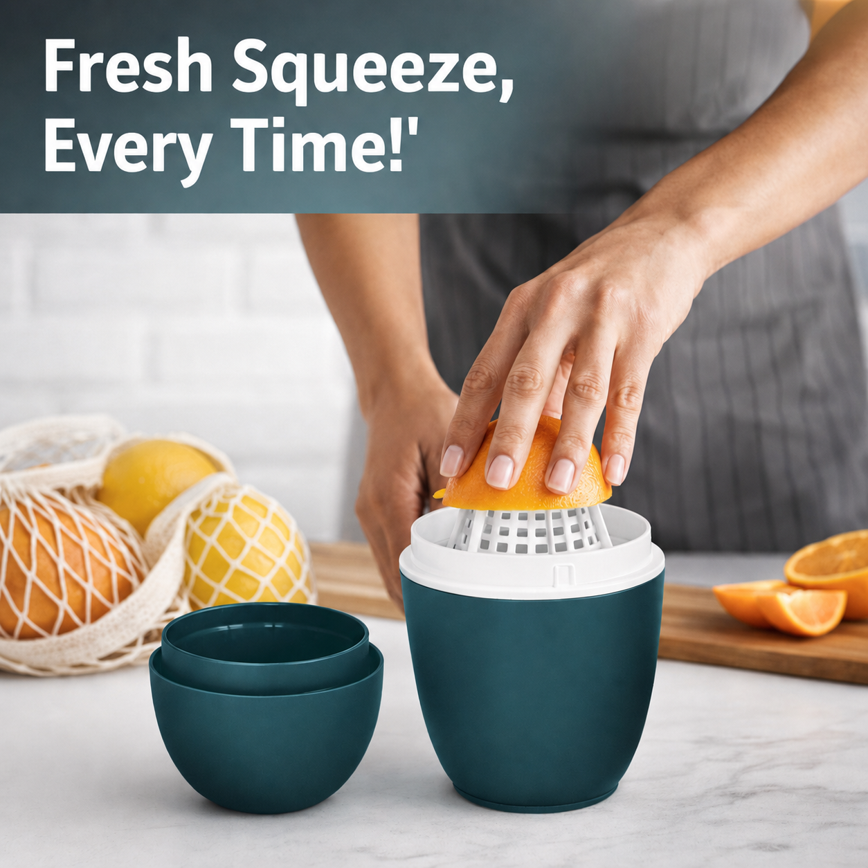 LUMONY Manual Juicer - Effortless Fresh Squeezed Orange & Lime Juice