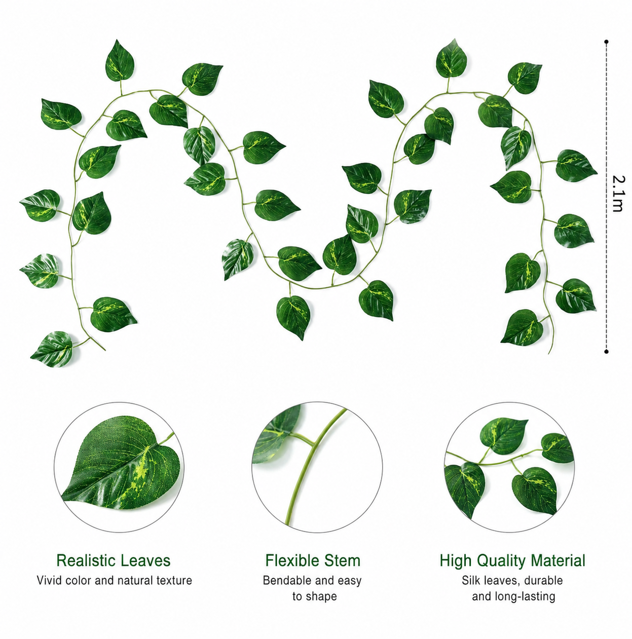 String Light Money Plant - Home Decor Light