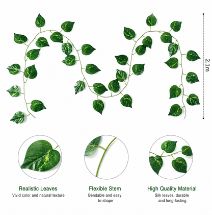 String Light Money Plant - Home Decor Light